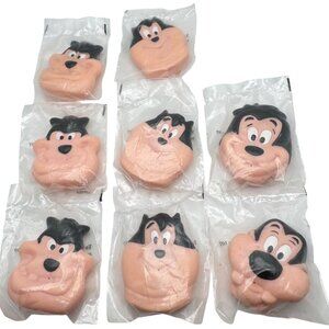 Kelloggs Disney Goof Troop 1991 Water Squirters Lot Of 8 NOS Vintage Collectible